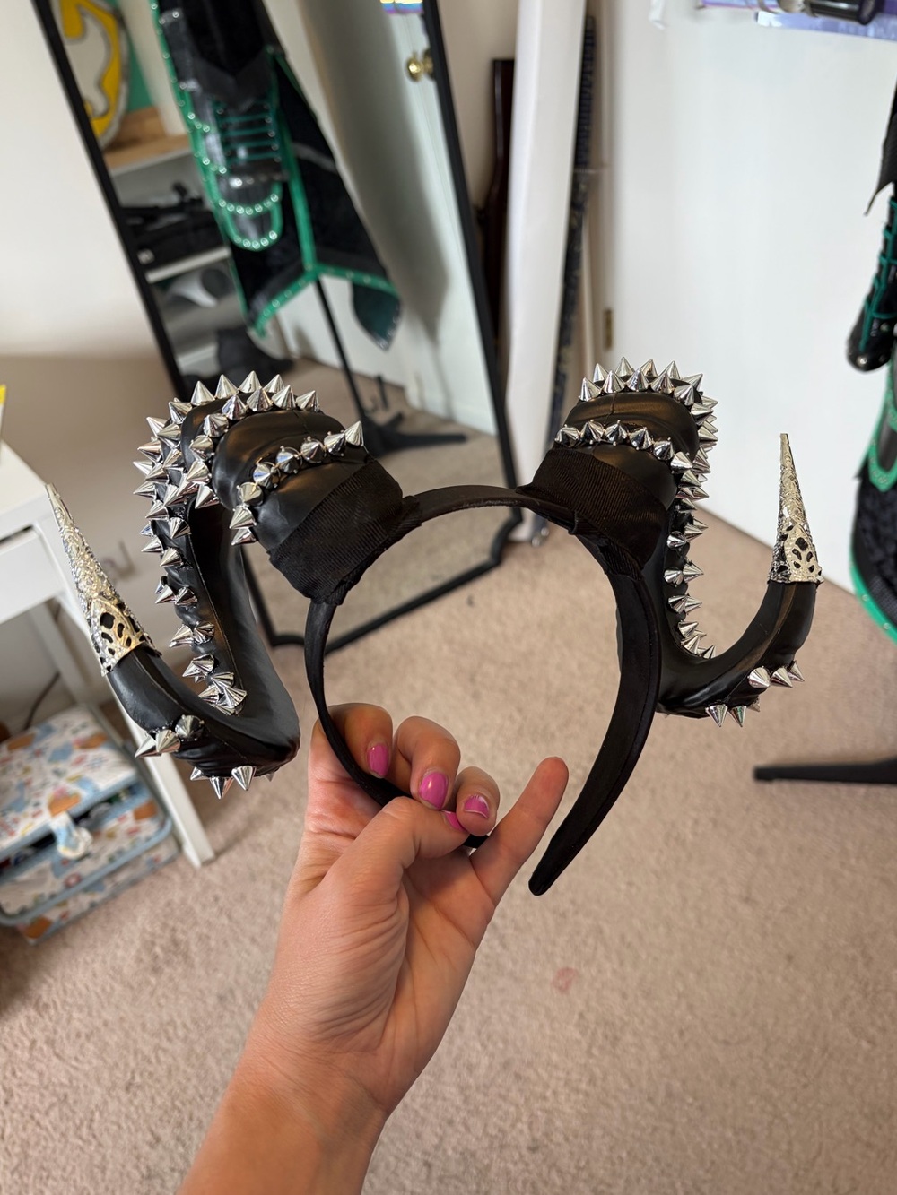 Stephanie Vaquer WWE Cosplay Horns Headband